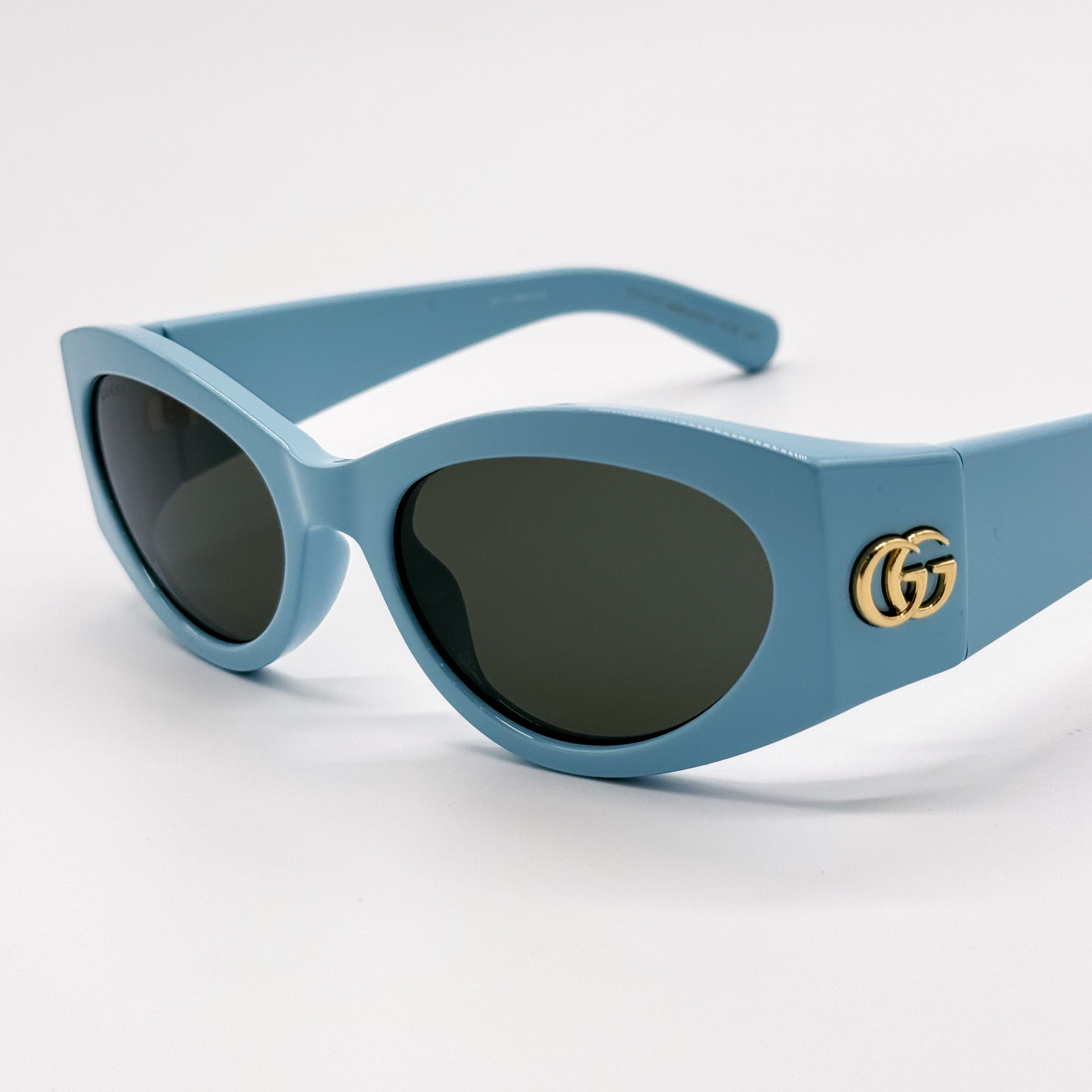 NEW GUCCI GG1401S 004 LIGHT BLUE OVAL WOMEN SUNGLASSES GUCCI - 7