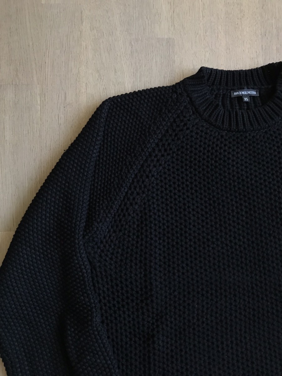 Irregular Knit Sweater - 2