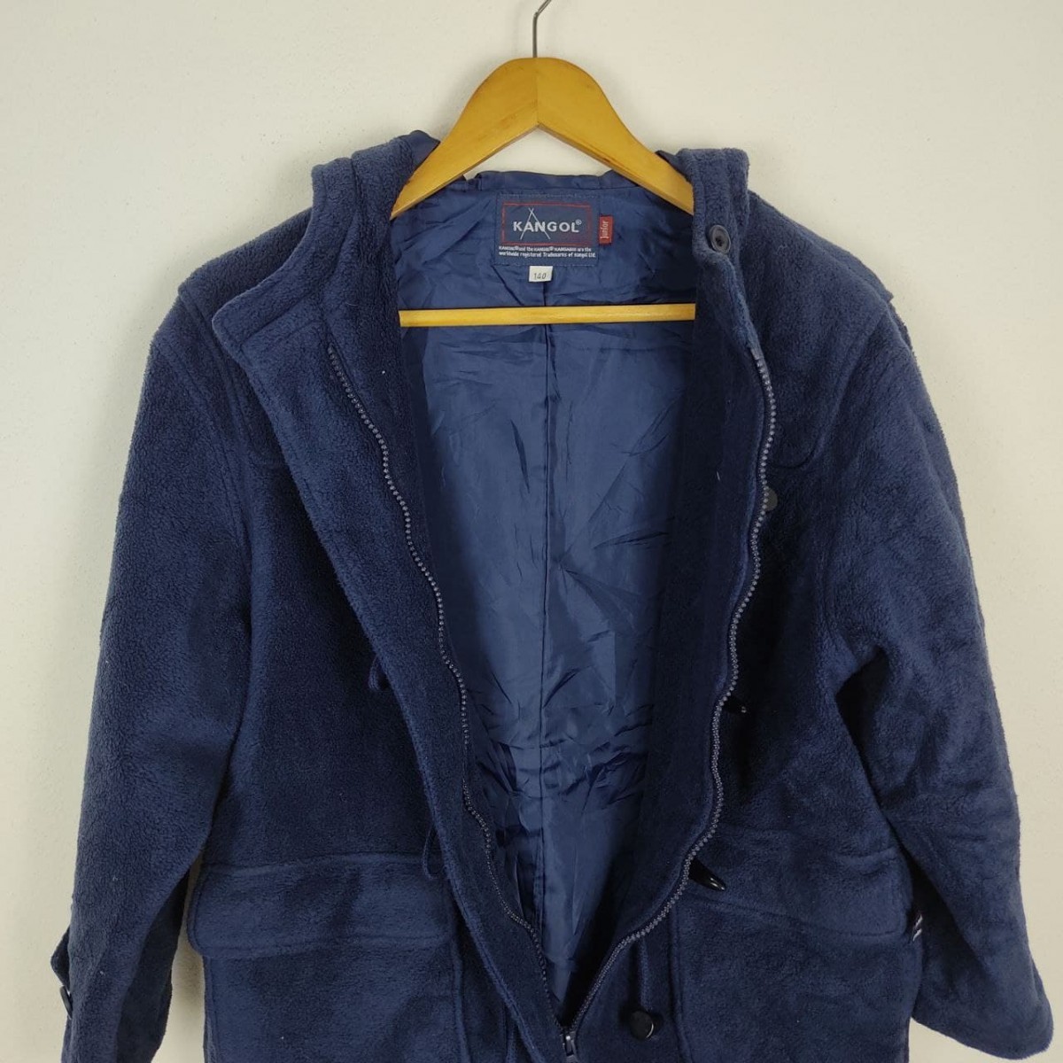 Kangol - Sport Junior Fleece Wool Parkas Hoodie Jacket - 4