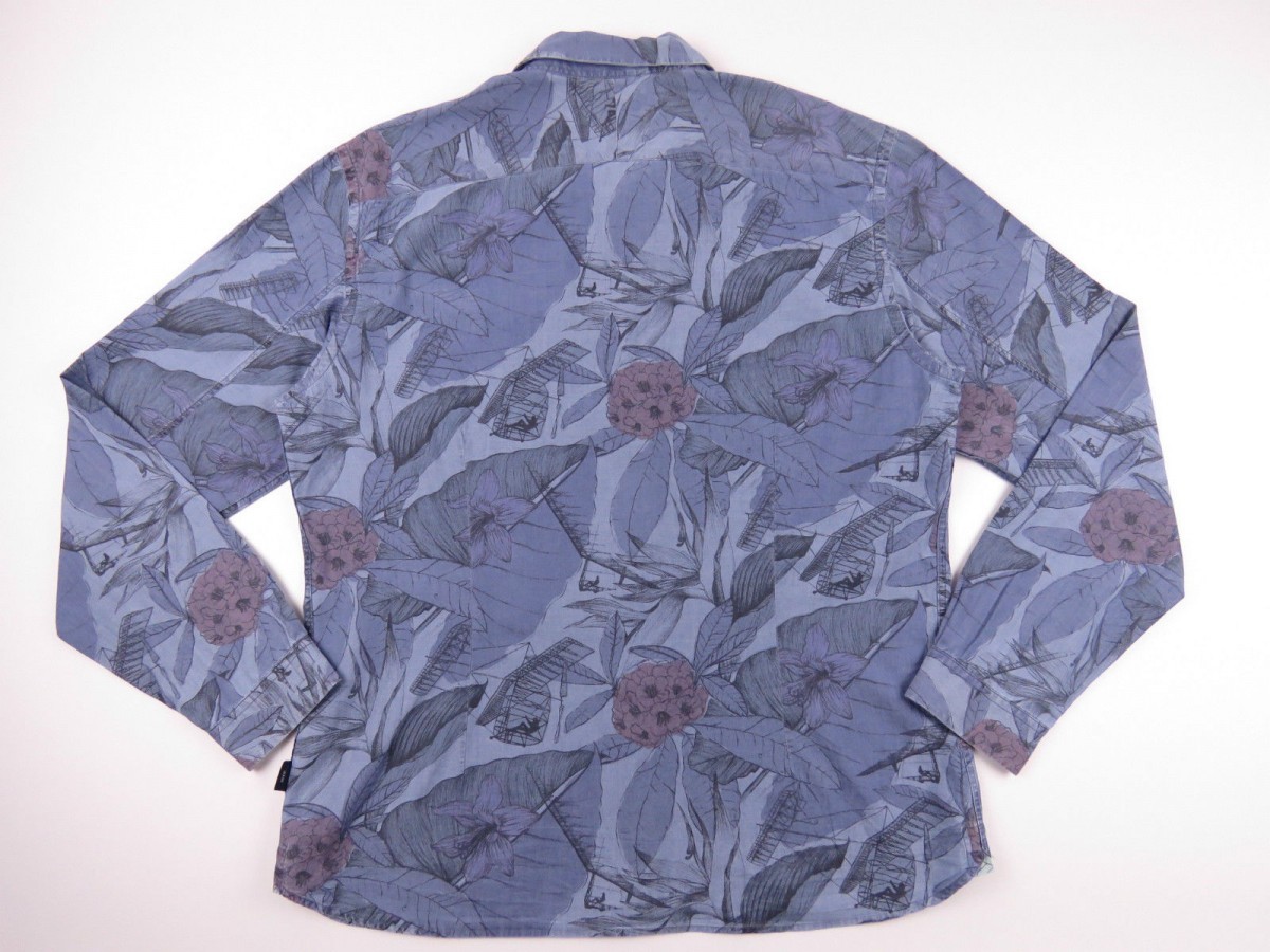 RARE TAILORED FIT FLORAL FLOWERS PATTERN L XL - 4