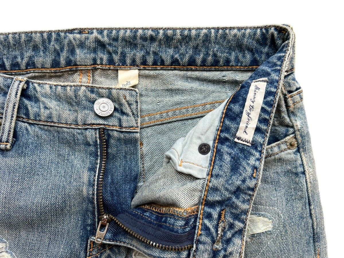 Ralph Lauren Rusty Ripped Distressed Denim Jeans 28x29 - 13