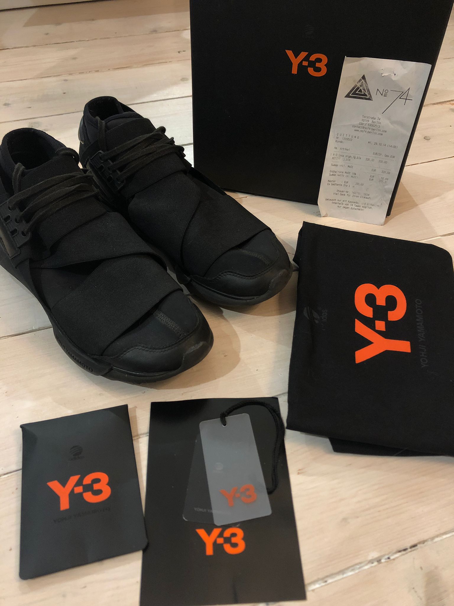 Y-3 Adidas x Yohji Yamamoto Qasa High - 1