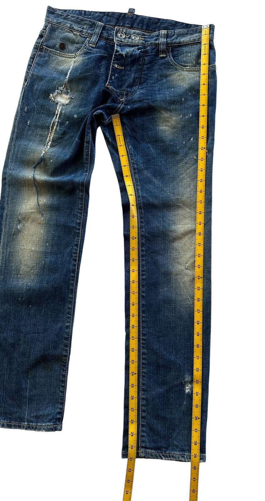 Dsquared2 Distressed Denim Jeans - 8