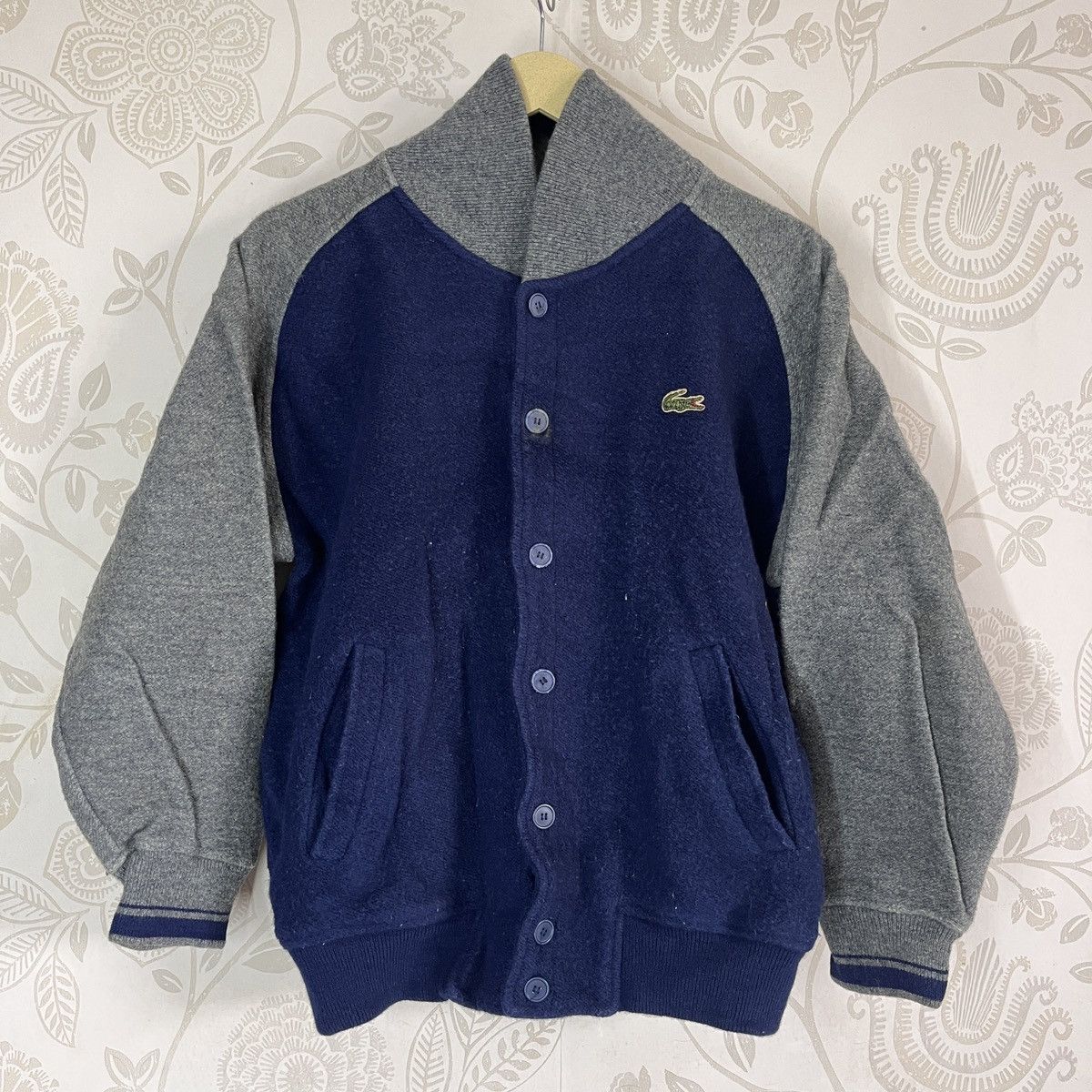 Bomber Style Jacket Lacoste Vintage 80s Sweater Japan - 1