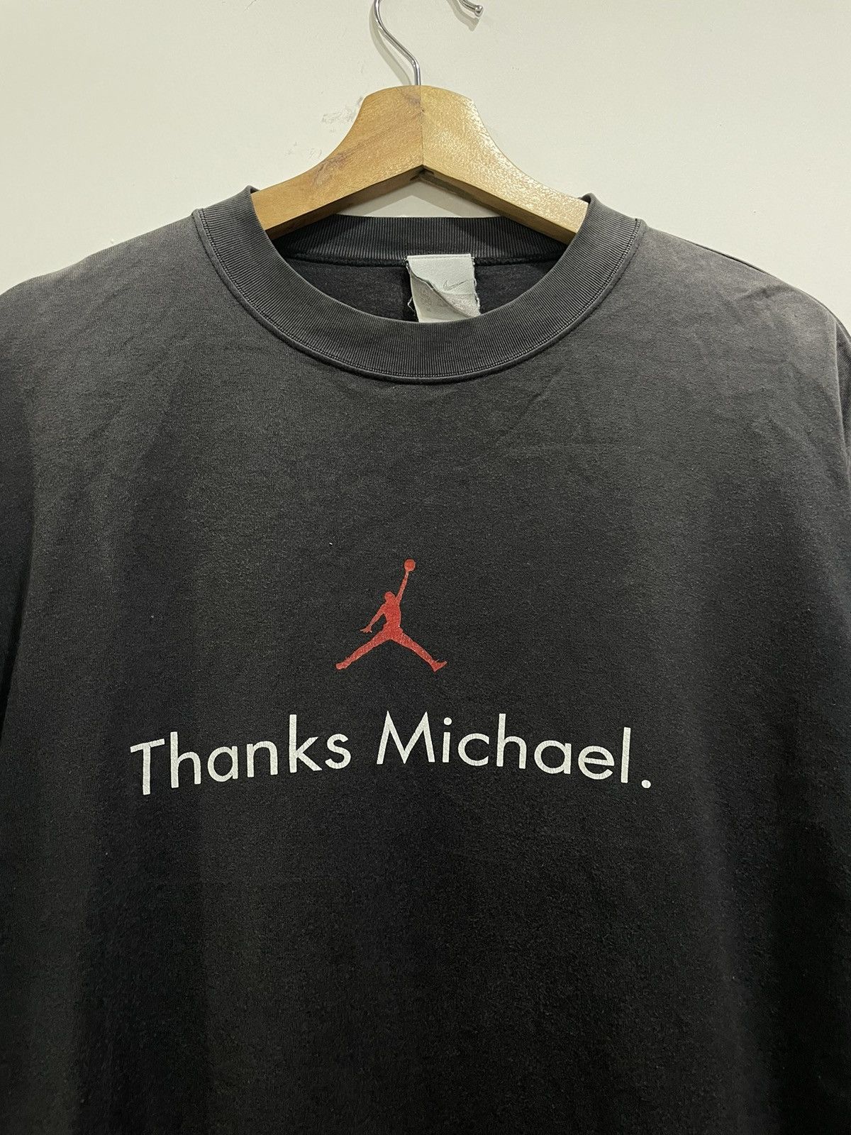 Vintage 90s Nike Thanks Micheal MVP Jordan T-Shirt - 12