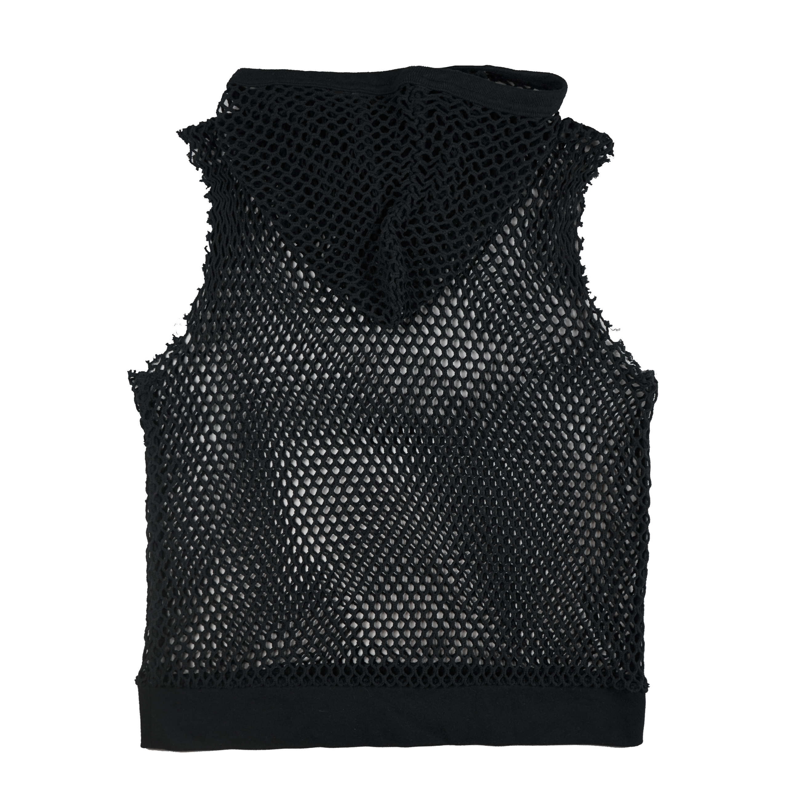 SS04 Mesh Cutoff Hoodie - 2