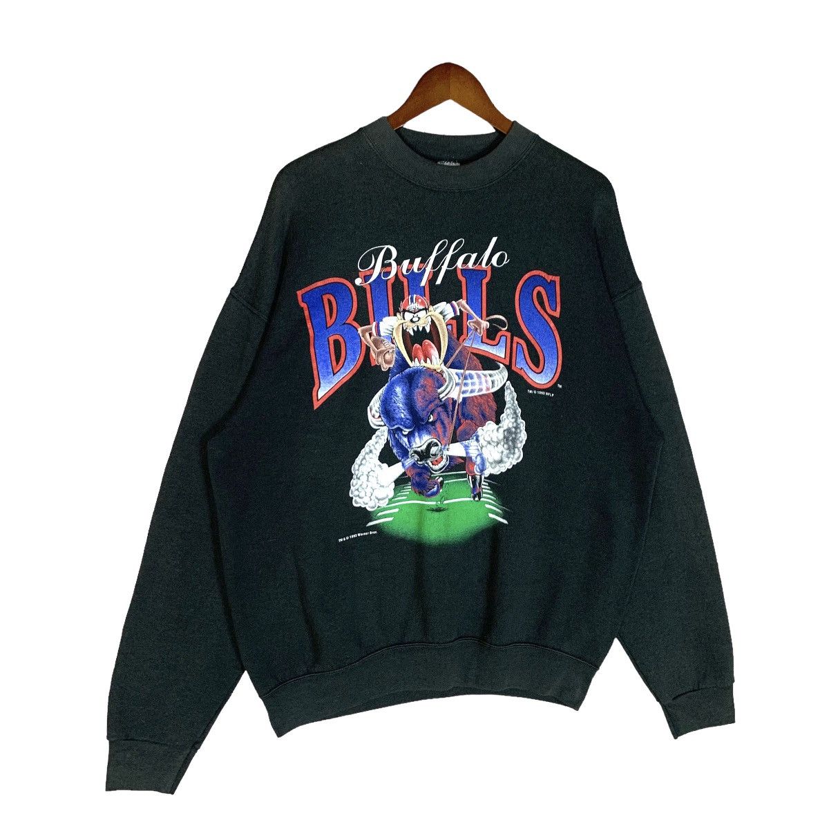 Vintage Buffalo Bills Tazmania NFL 93 Sweatshirt Size XL - 4