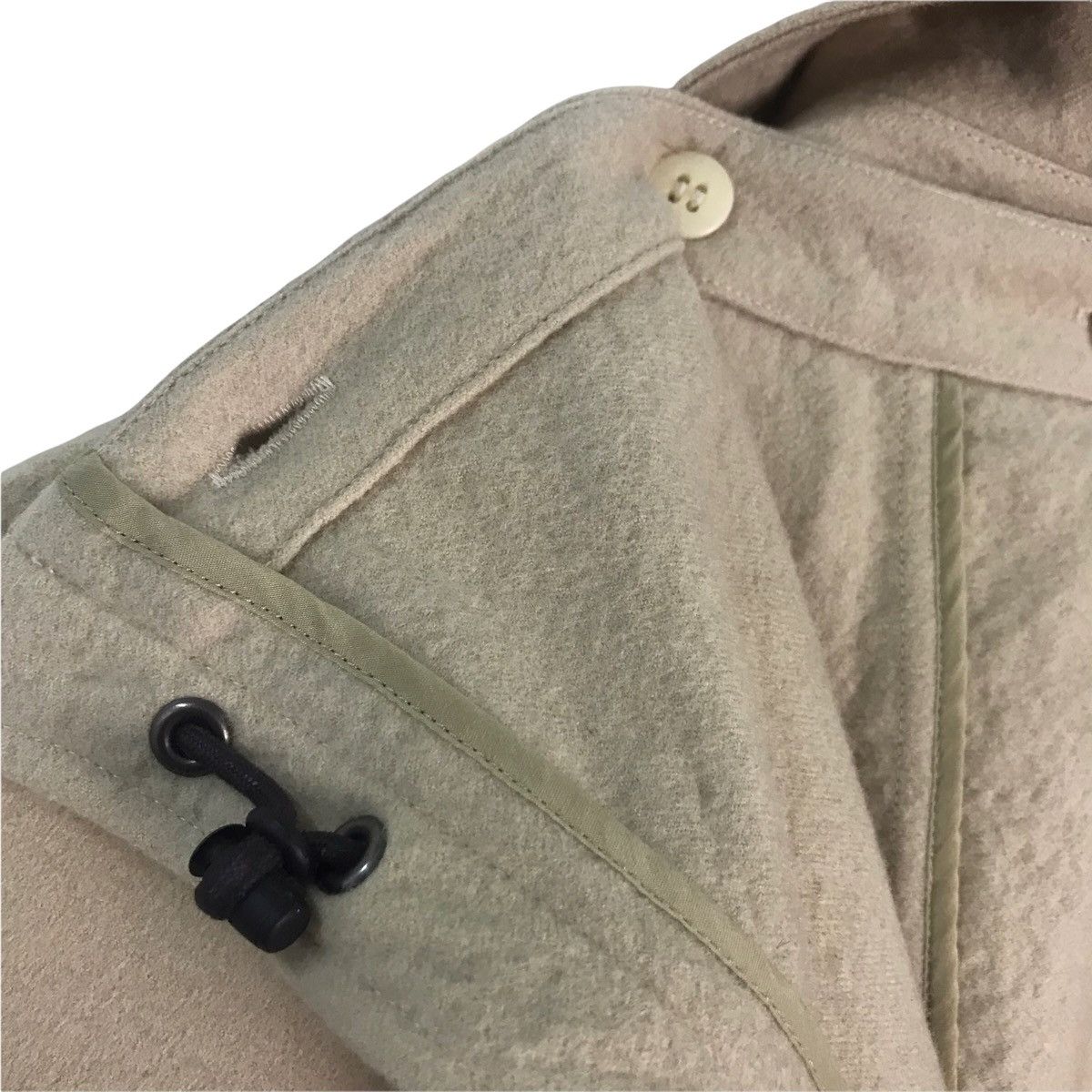 Vintage Yohji yamamoto aar hooded brown wool coat - 4