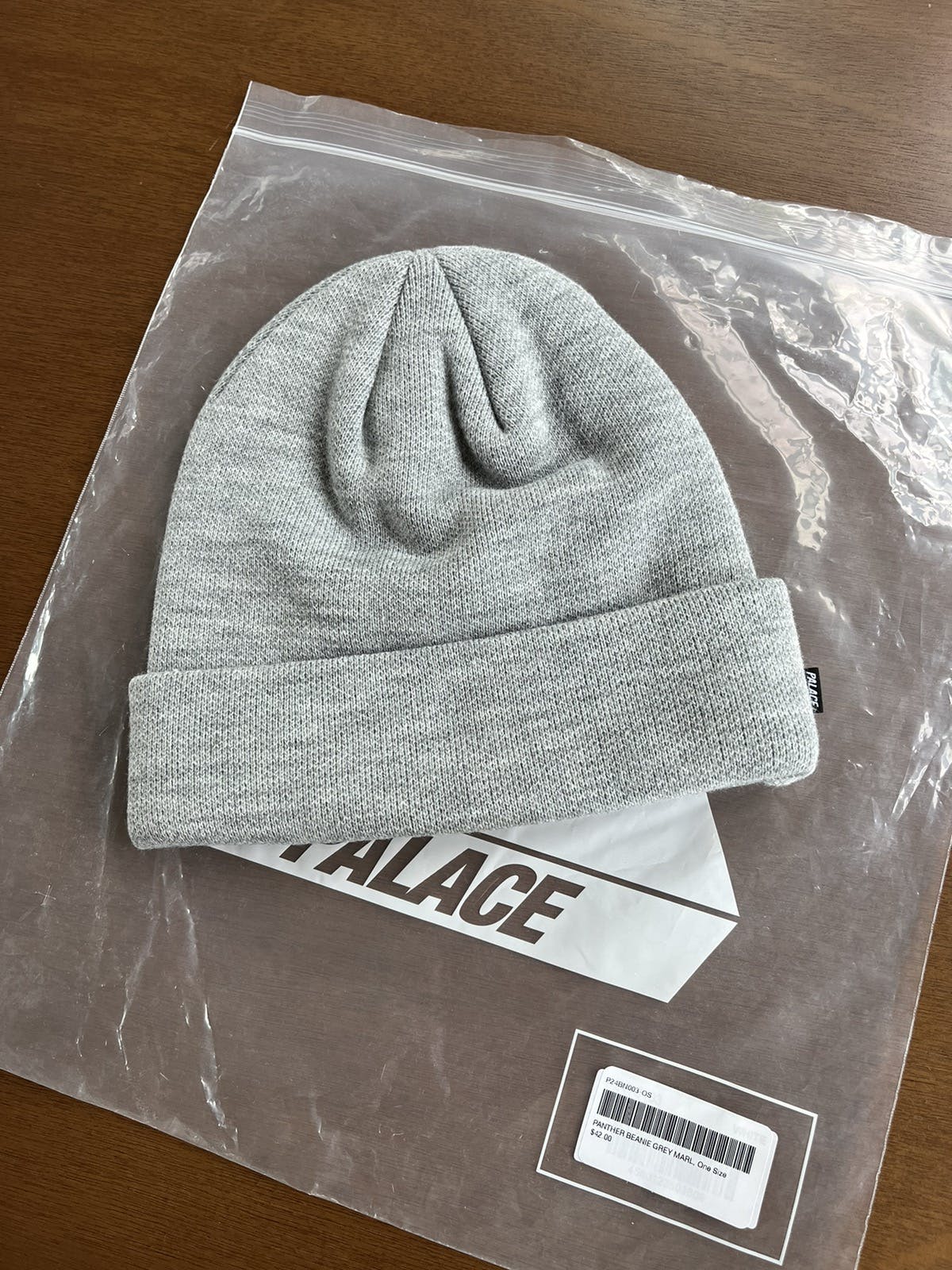 Palace Panther Beanie SS23 Grey Mark - 2