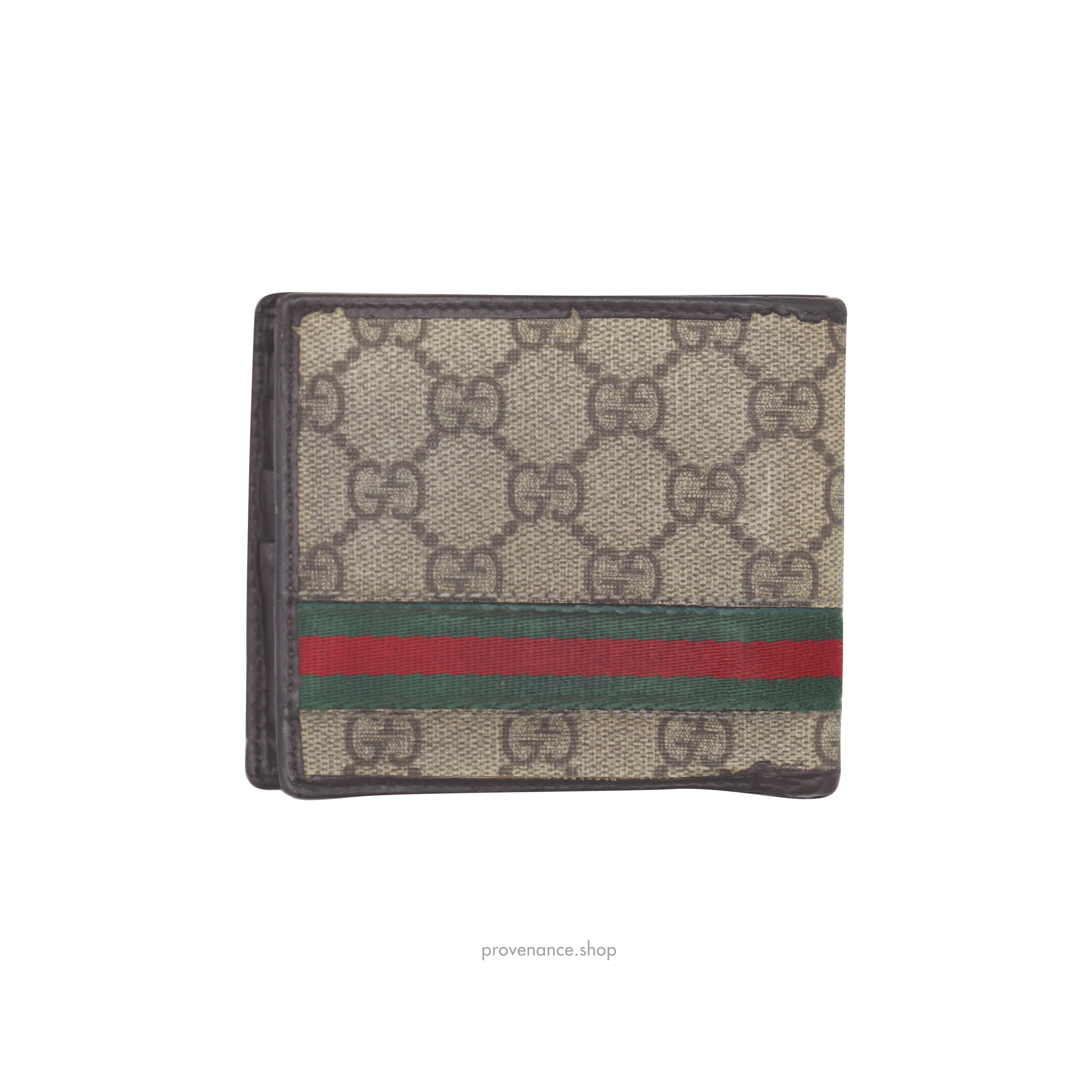 Gucci GG Supreme Signature Web Bifold Wallet - 2