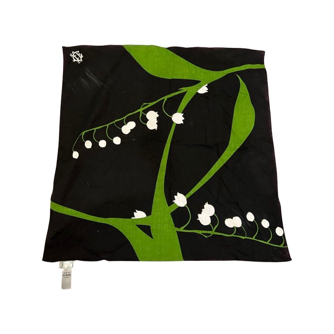Lily flower scarf bandana pocket square - 2
