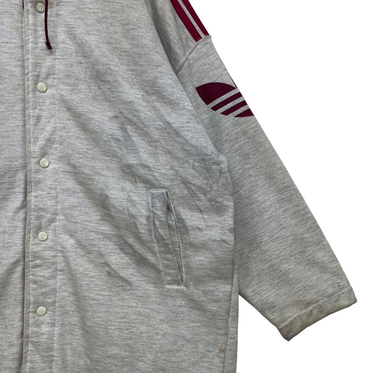 🤝 Vintage Adidas Big Logo Hoodie Jacket - 4
