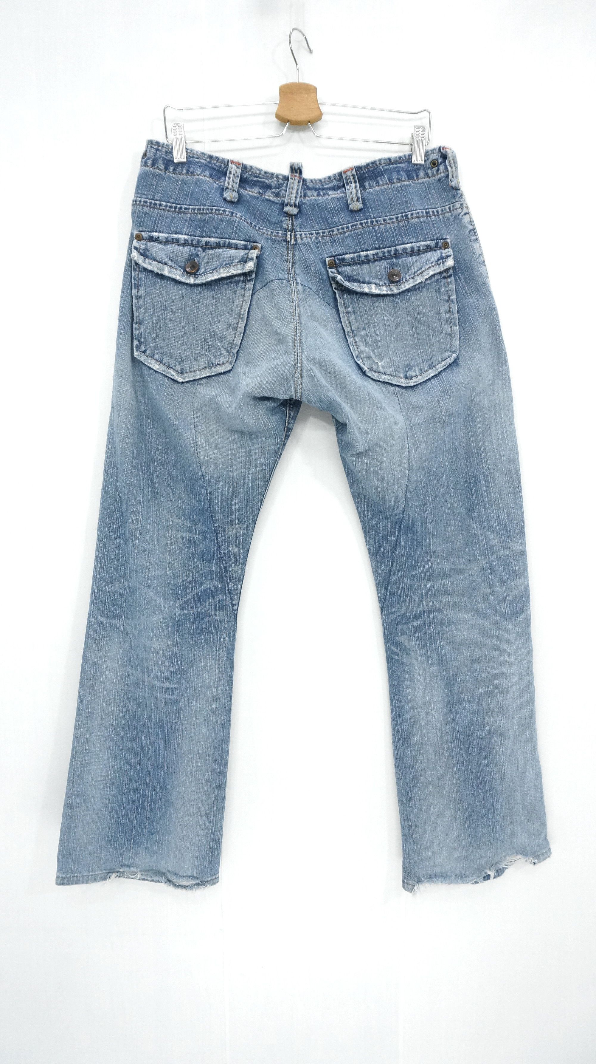 🔥🔥 EDWIN Vintage Flared Bush Blue Jeans - 3