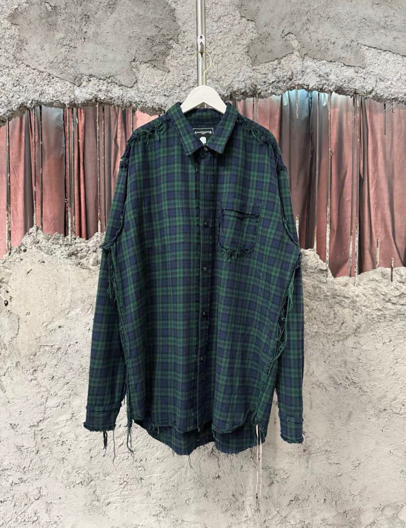 Mastermind Japan Distressed Reversible Shirt - 1