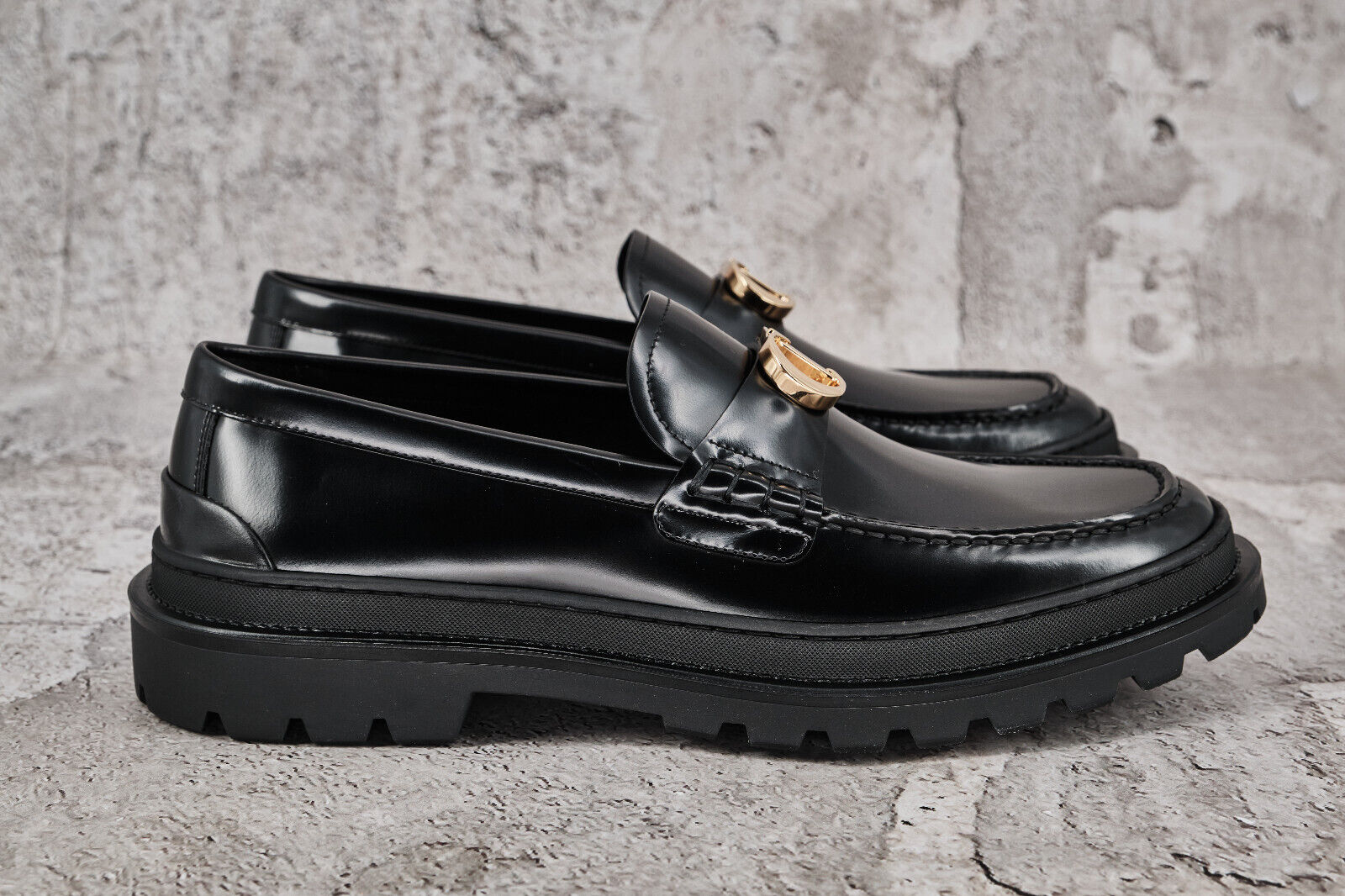 Brand New In Box Dior Explorer Polished Calfskin Loafers, 1050$ - 5