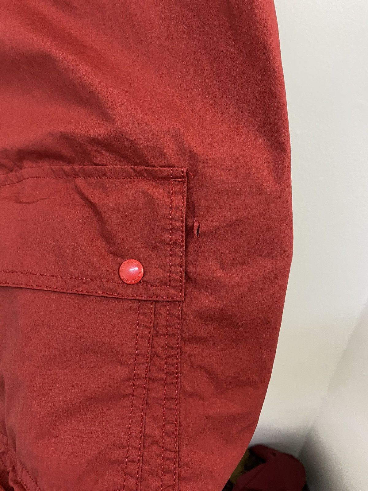 Beams Plus Anorak Jacket Back Pocket Design two tone Color - 10