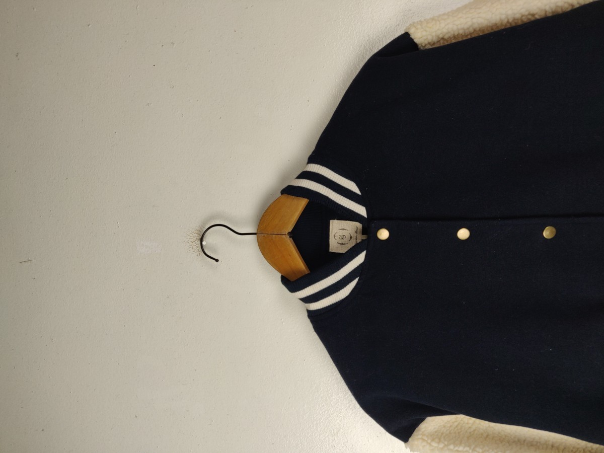 Japanese Brand - Samansa Mos2 Japan Sherpa Jacket Bomber Tops - 3
