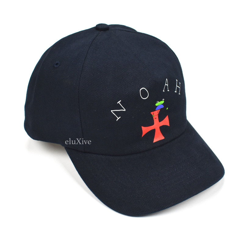 Noah Frog Core Logo Hat Navy DS - 1