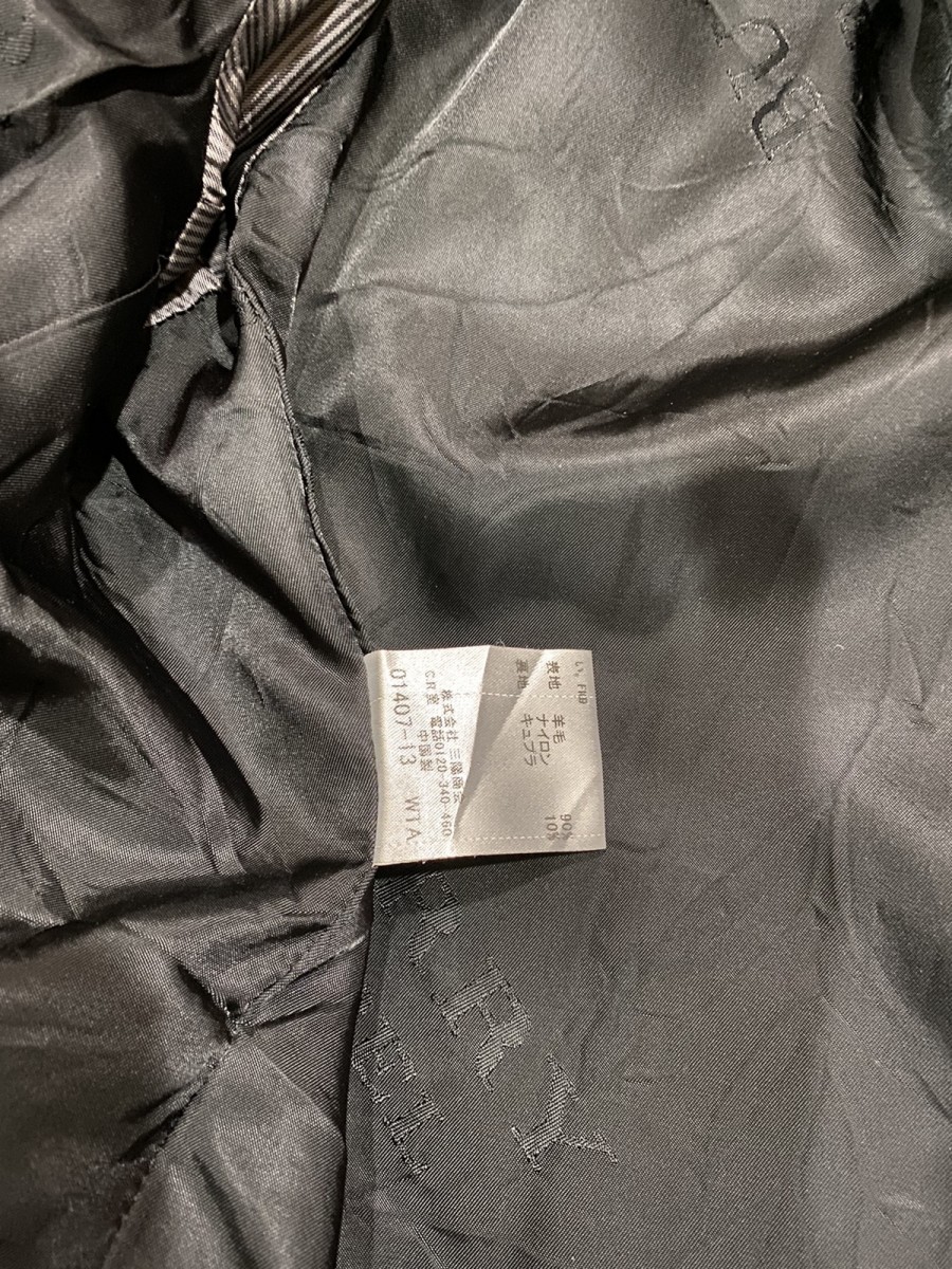 Burberry Black Label Double Breasted Checked Wool Coat Jacket - 11