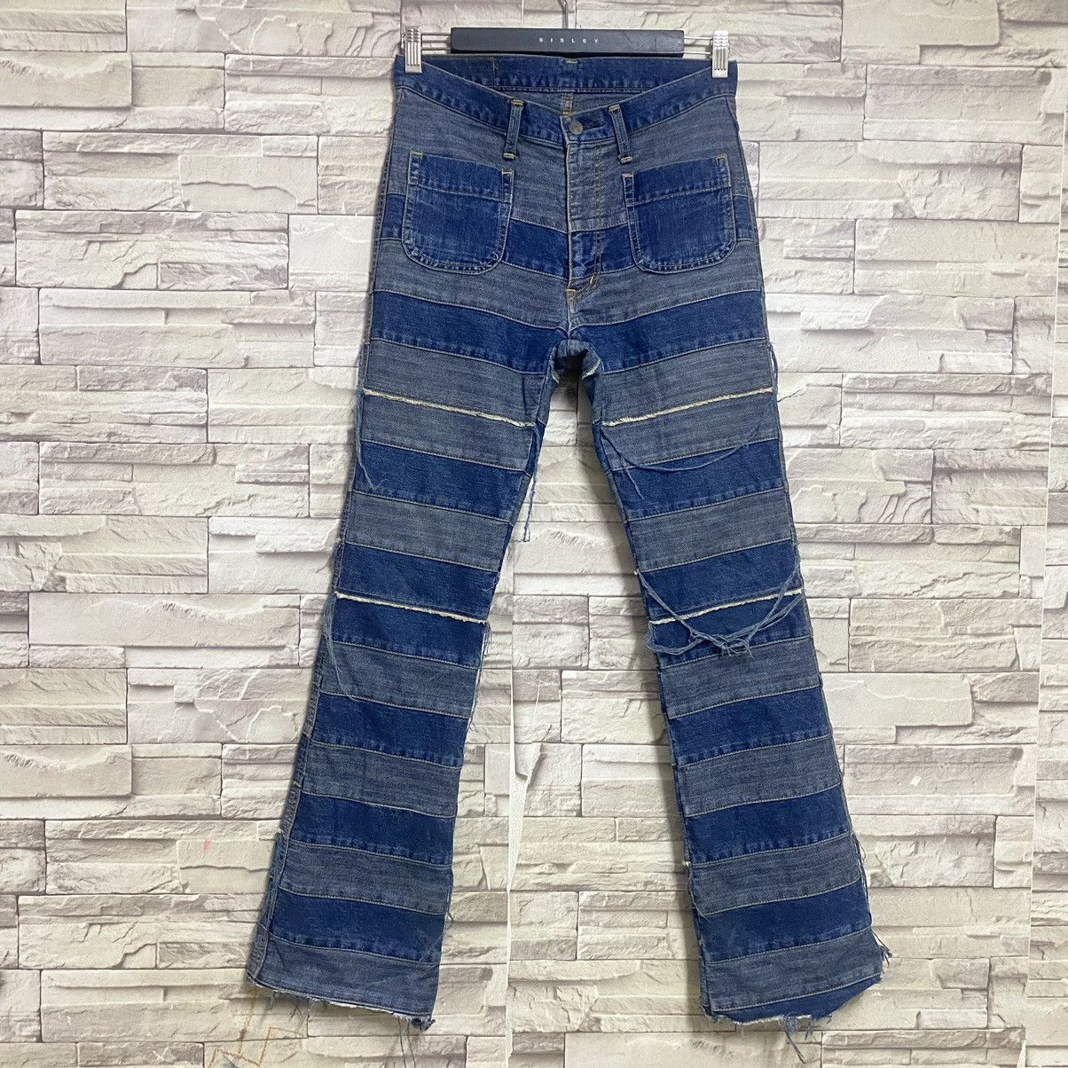 Archival Clothing - Vintage Hysteric Glamour Denim Hagi Jeans Distressed Flare - 3