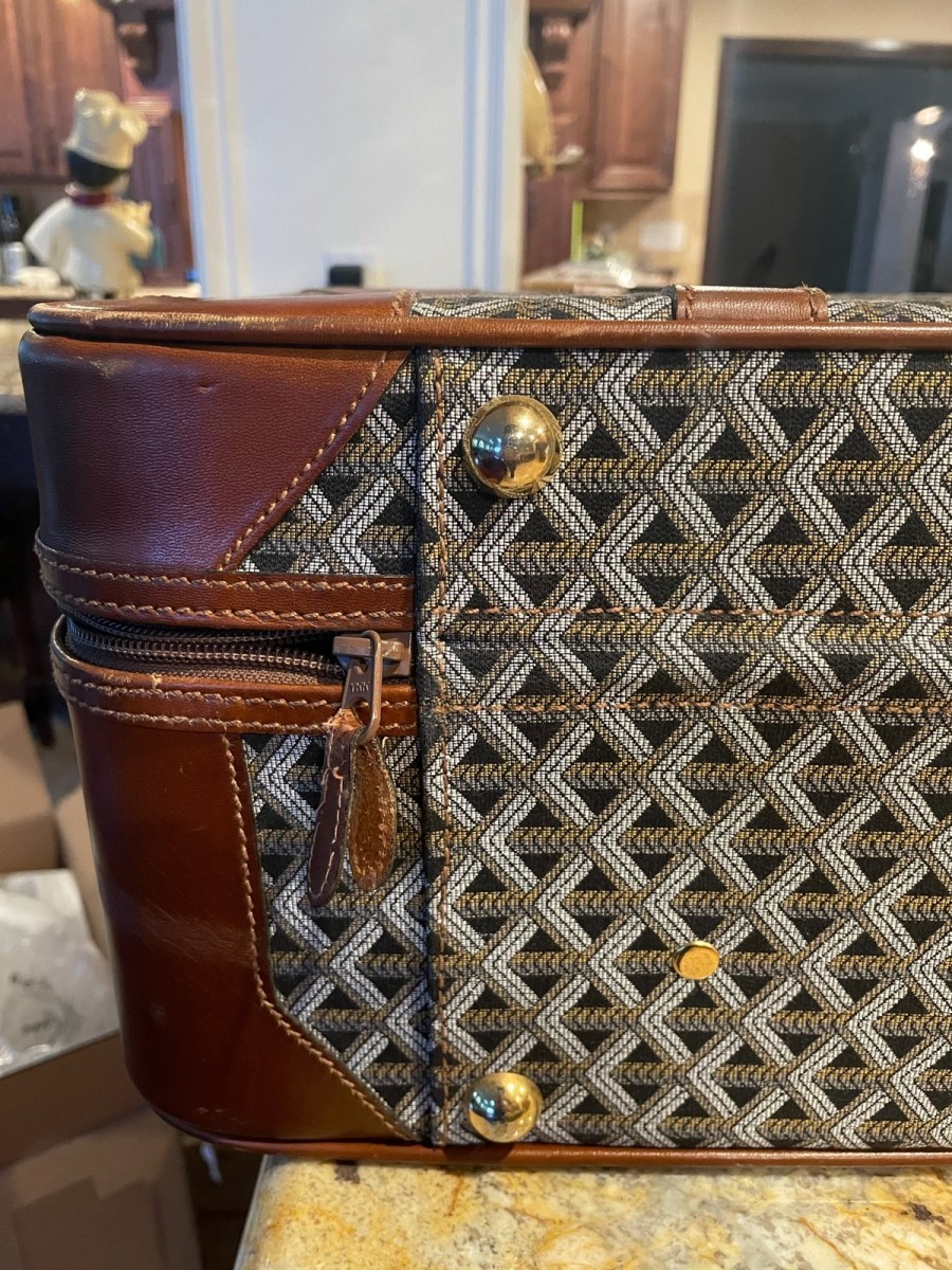 Suitcase Vintage Luggage Briefcase - 6