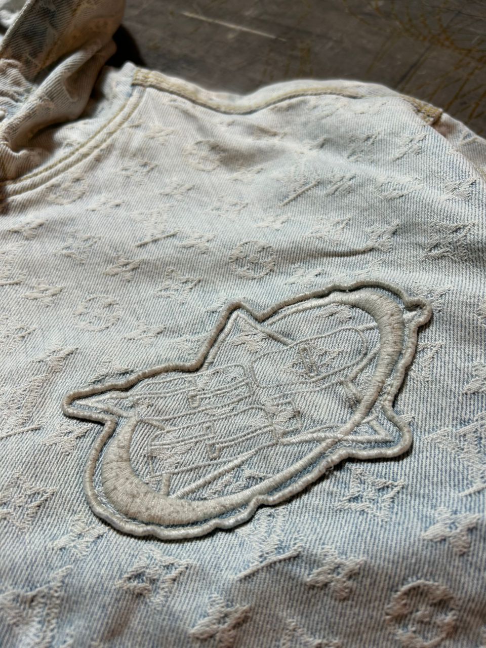 louis vuitton NBA monogram denim jacket - 19