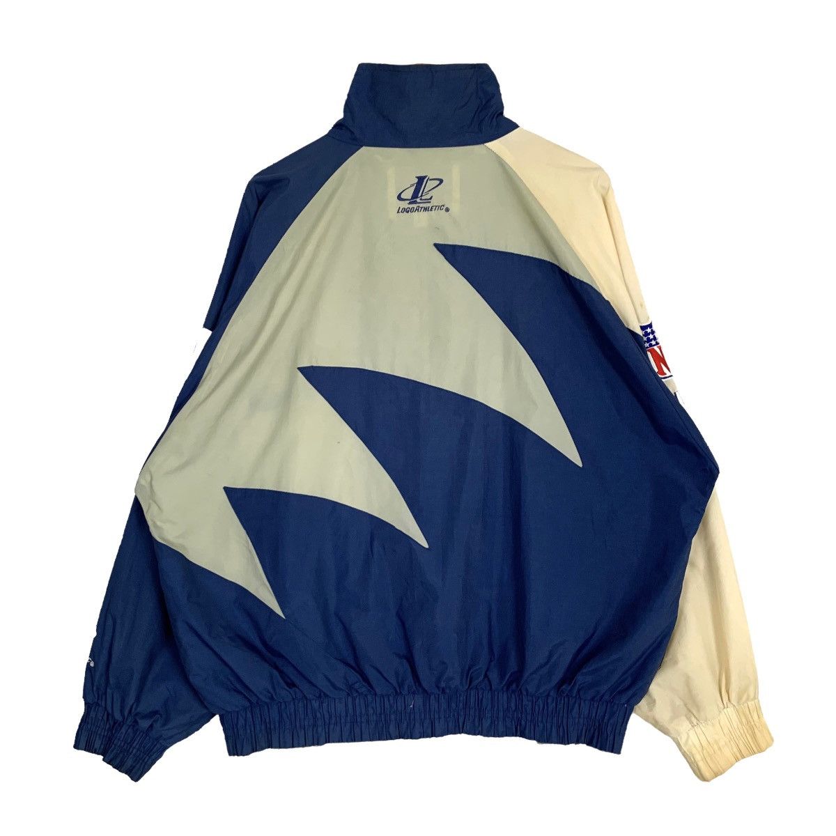 Vintage - Vtg NFL Authentic Pro Line Dallas Cowboys Windbreaker Jacket - 10