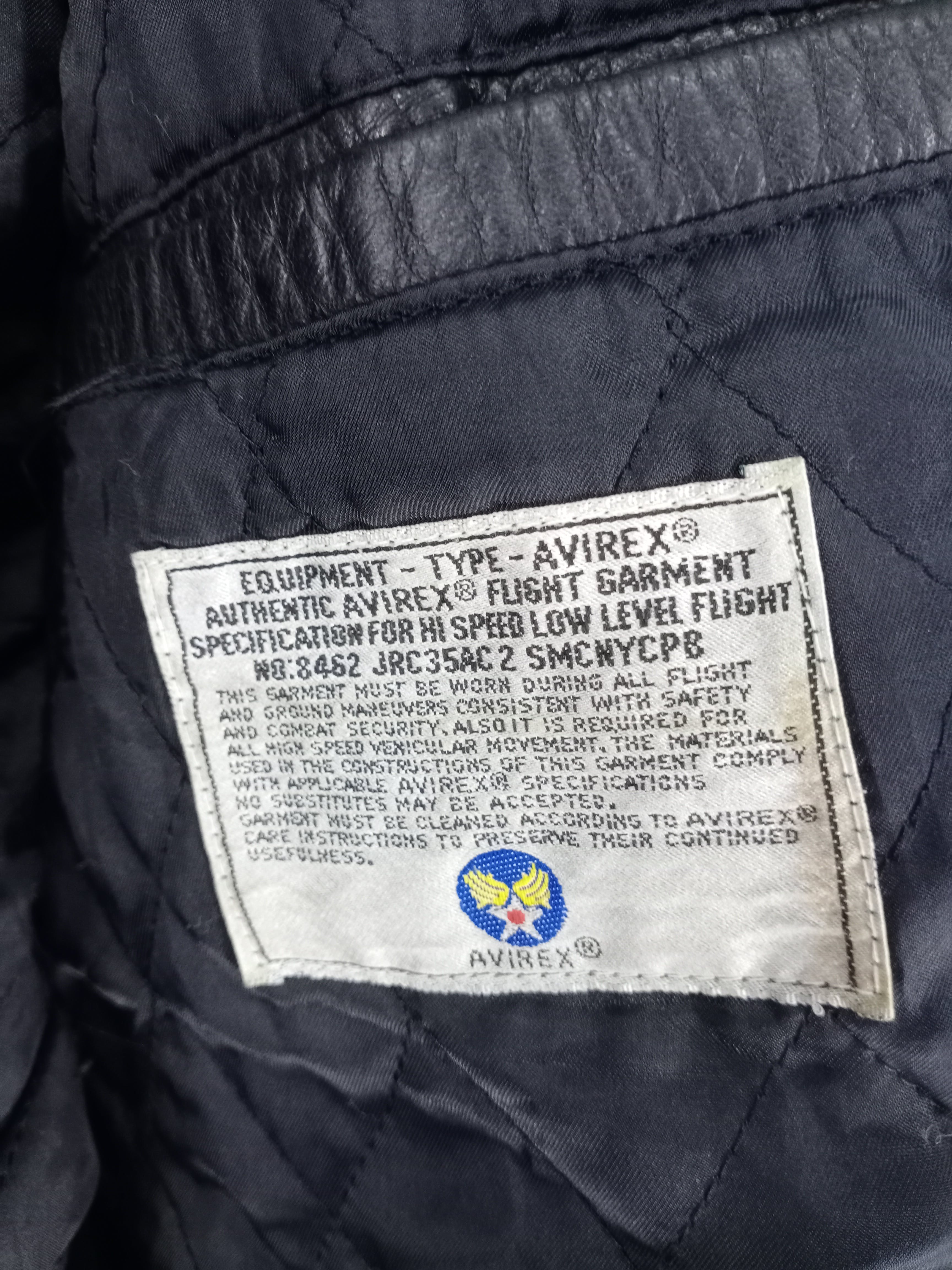 💥RARE💥Vintage Avirex Usa Spell Out Varsity Leather Jacket - 17