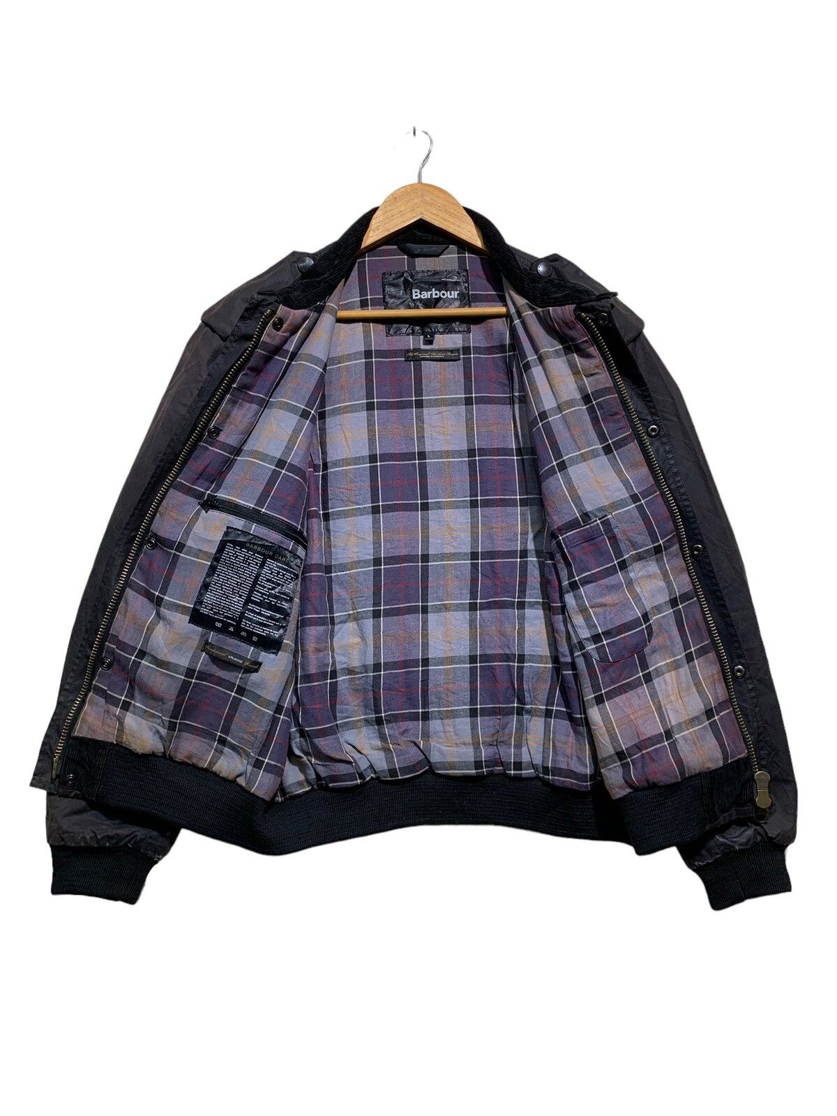 🔥BARBOUR INTERNATIONAL WAXED BOMBER JACKETS - 12