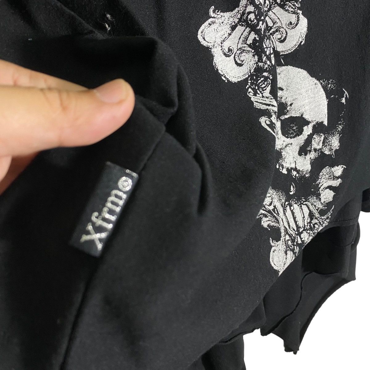 Vintage Xfrm Skull Punk Seditionaries Cardigan Shawl Collar - 12