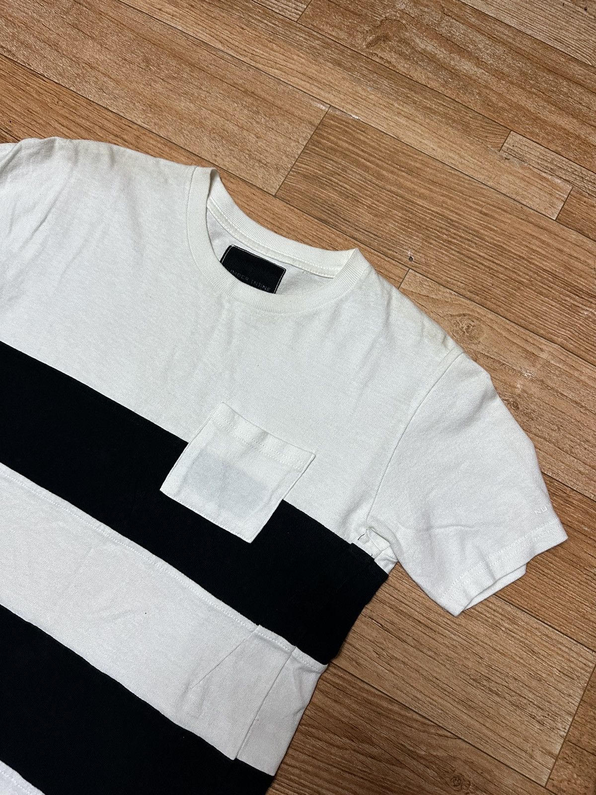 Number (N)ine Monochrome Stripe Shirt - 10
