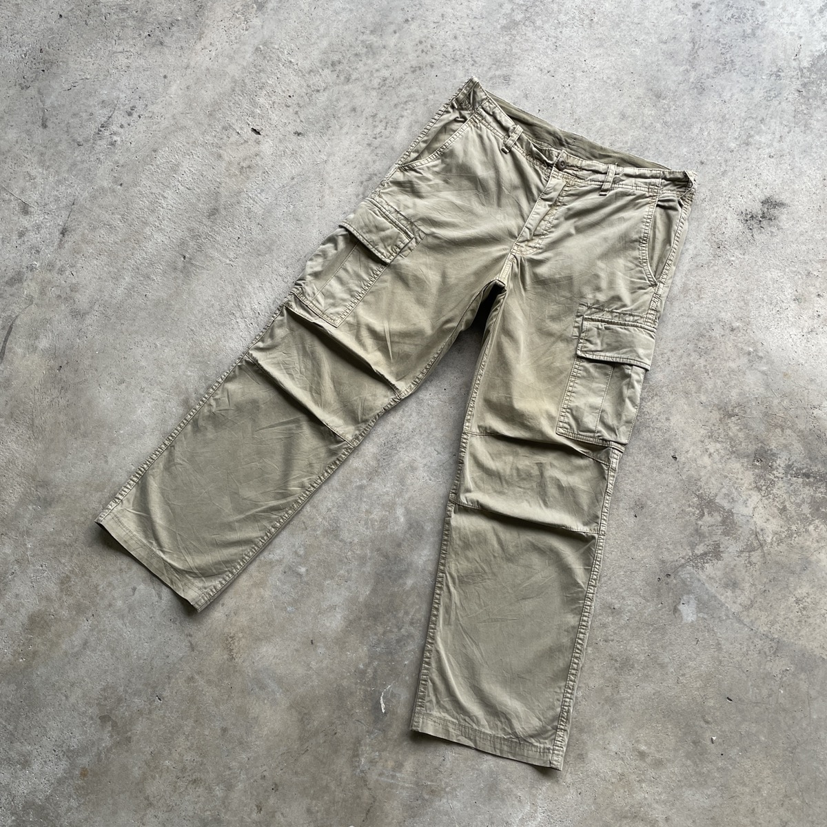 Vintage - Japanese Brand Faded Multipocket Tactical Cargo Pants W33x28 - 1
