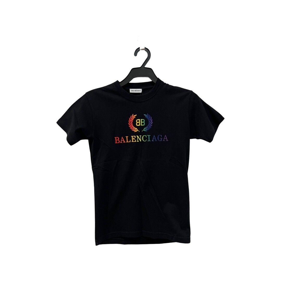 Rainbow bb embroidery logo tee - 1