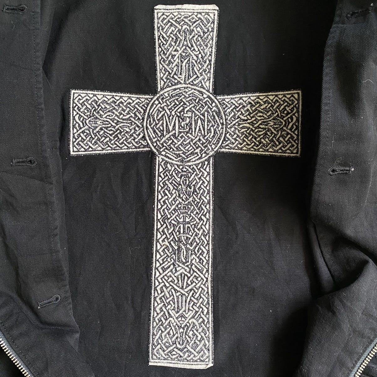Celtic Cross Embroidered Field Jacket - 3