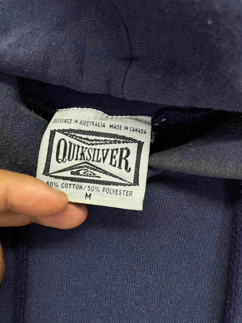 True vintage Quiksilver Backhit Logo hoodie - 6