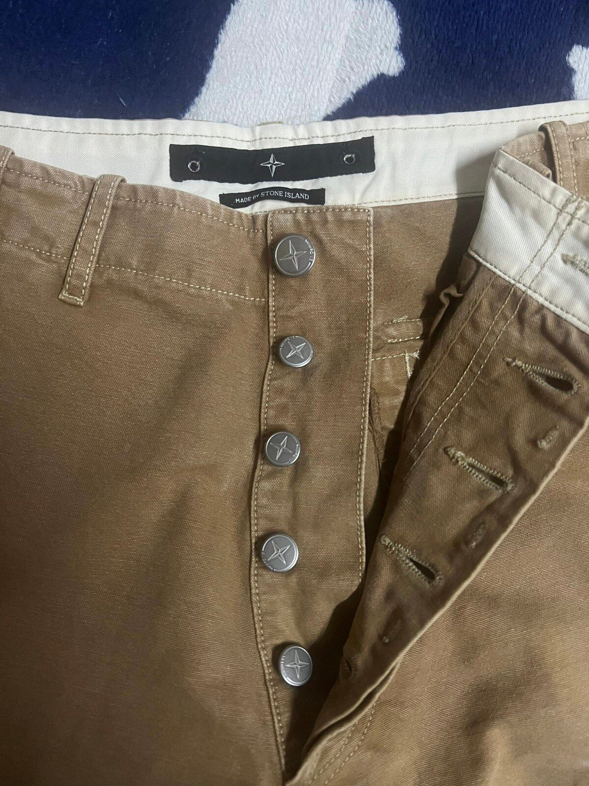 Authentic🔥Stone Island Cotton Pants Made In Romania - 13