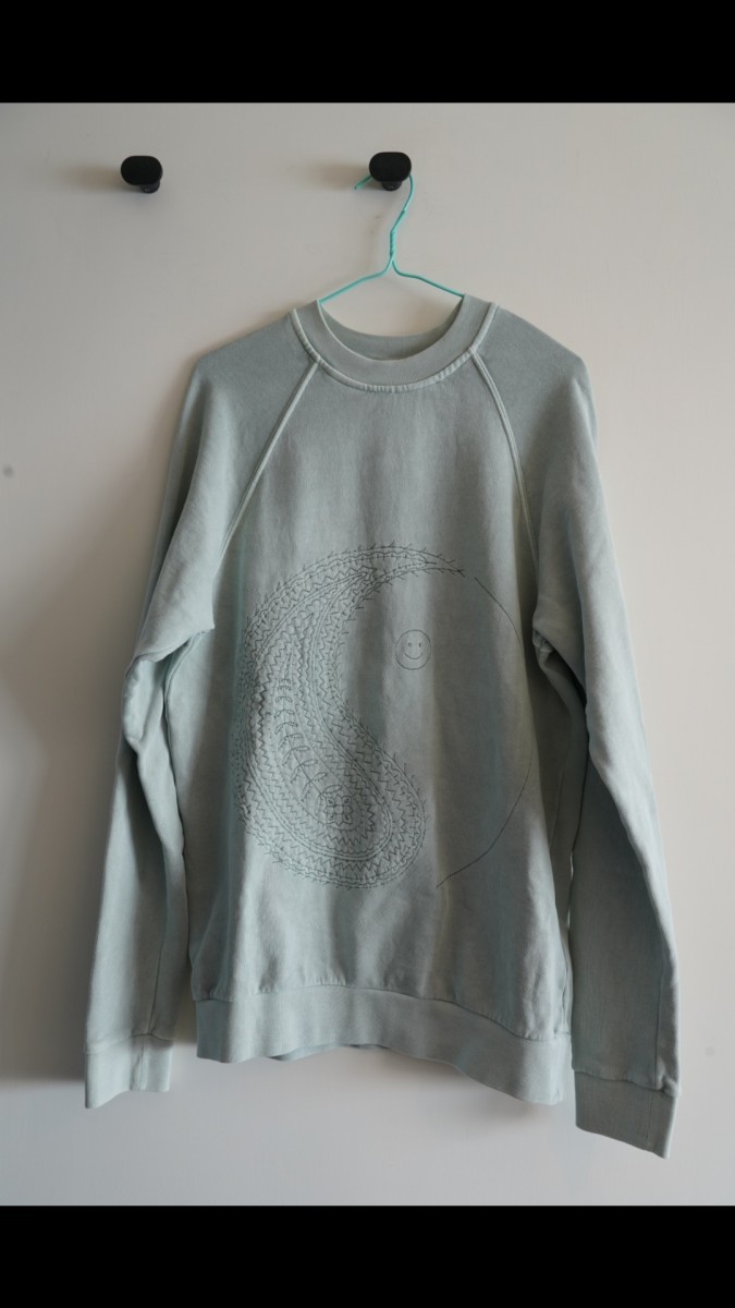 AW04 Yin Yang Smiley Crewneck Sweater - 1