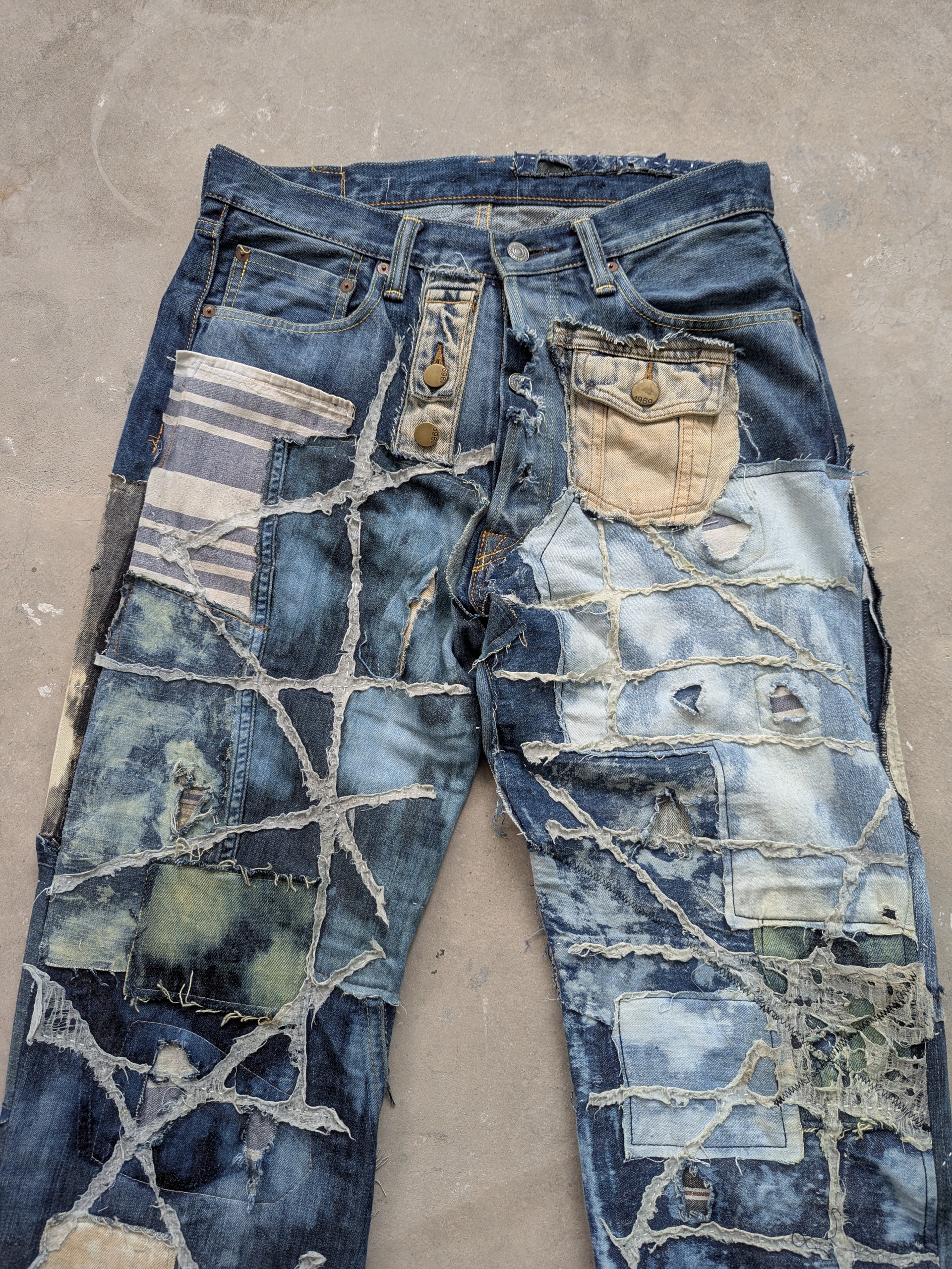 Kapital Kapital Kountry Selvedge Reconstructed Patchwork