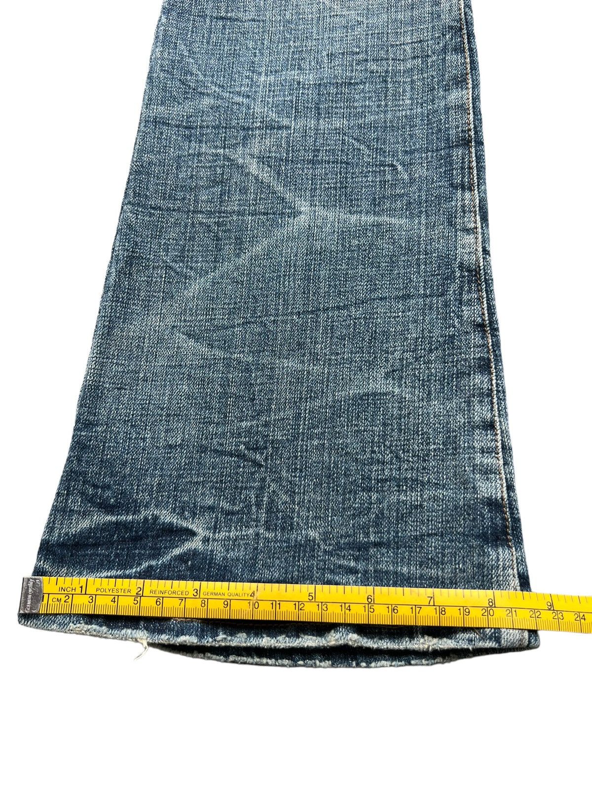 Hype - Vintage Standard Distressed Lowrise Flare Denim Jeans 29x32 - 14