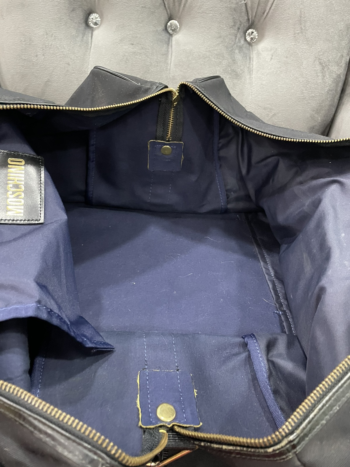 Authentic Moschino Duffle Travel 60 Bag - 18