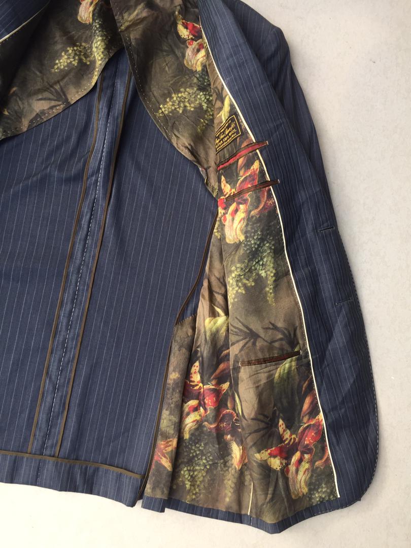 Paul Smith Loro Piana lining panoramic print blazer & vest - 11