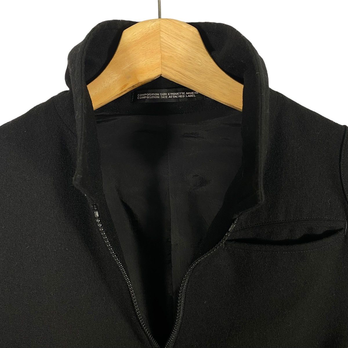 Vintage 90s Y's Yohji Yamamoto Wool Jacket Zipper Size 1 - 6