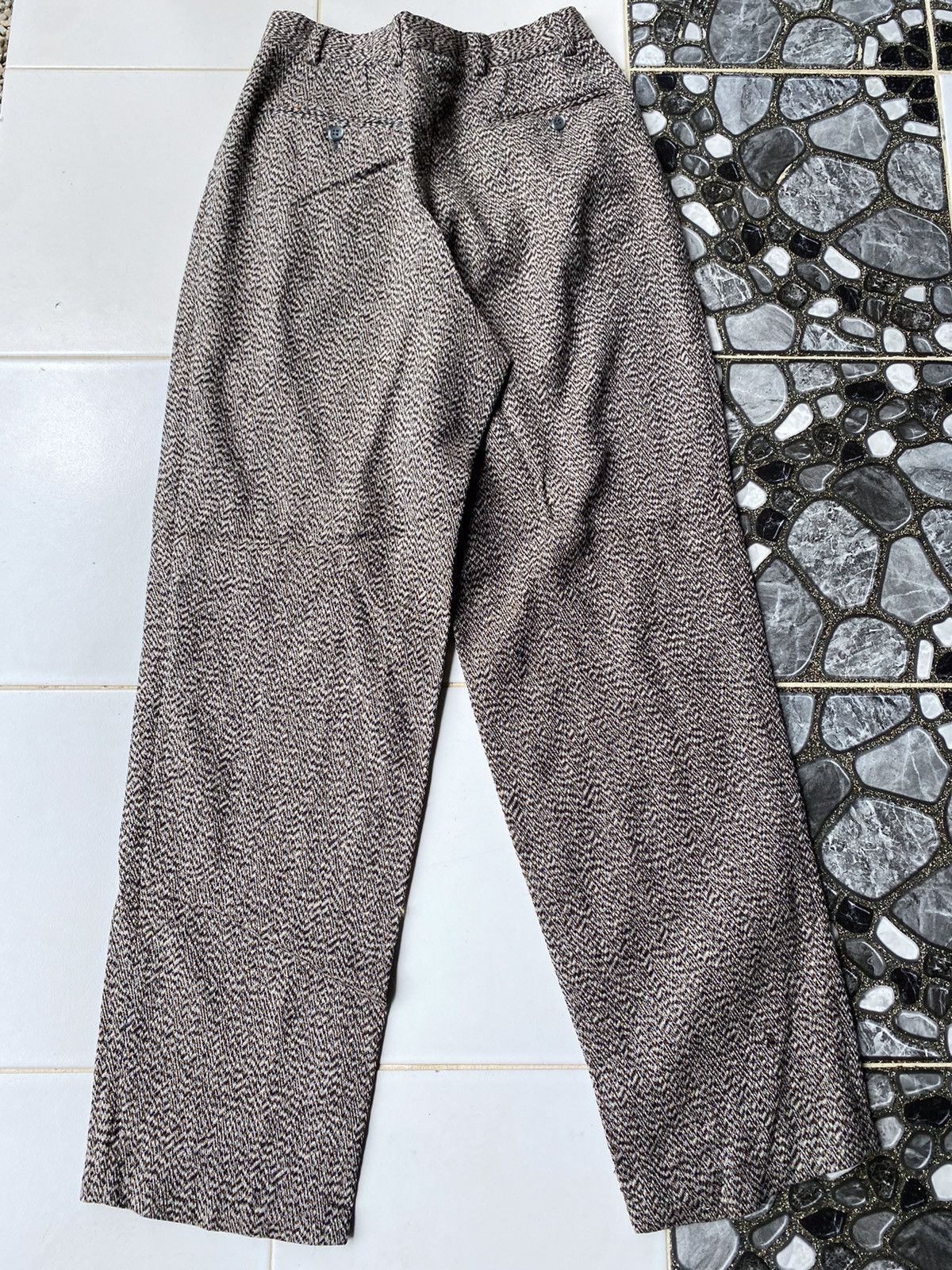 Vintage Giorgio Armani Wool Pants Made In Italy -R6 - 9