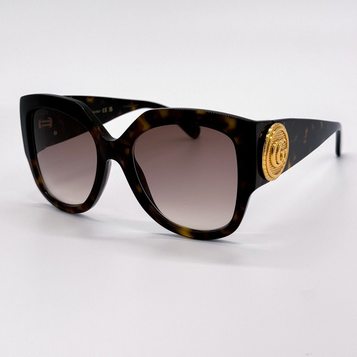 NEW GUCCI GG1407S 003 HAVANA BROWN WOMEN SQUARE SUNGLASSES - 4