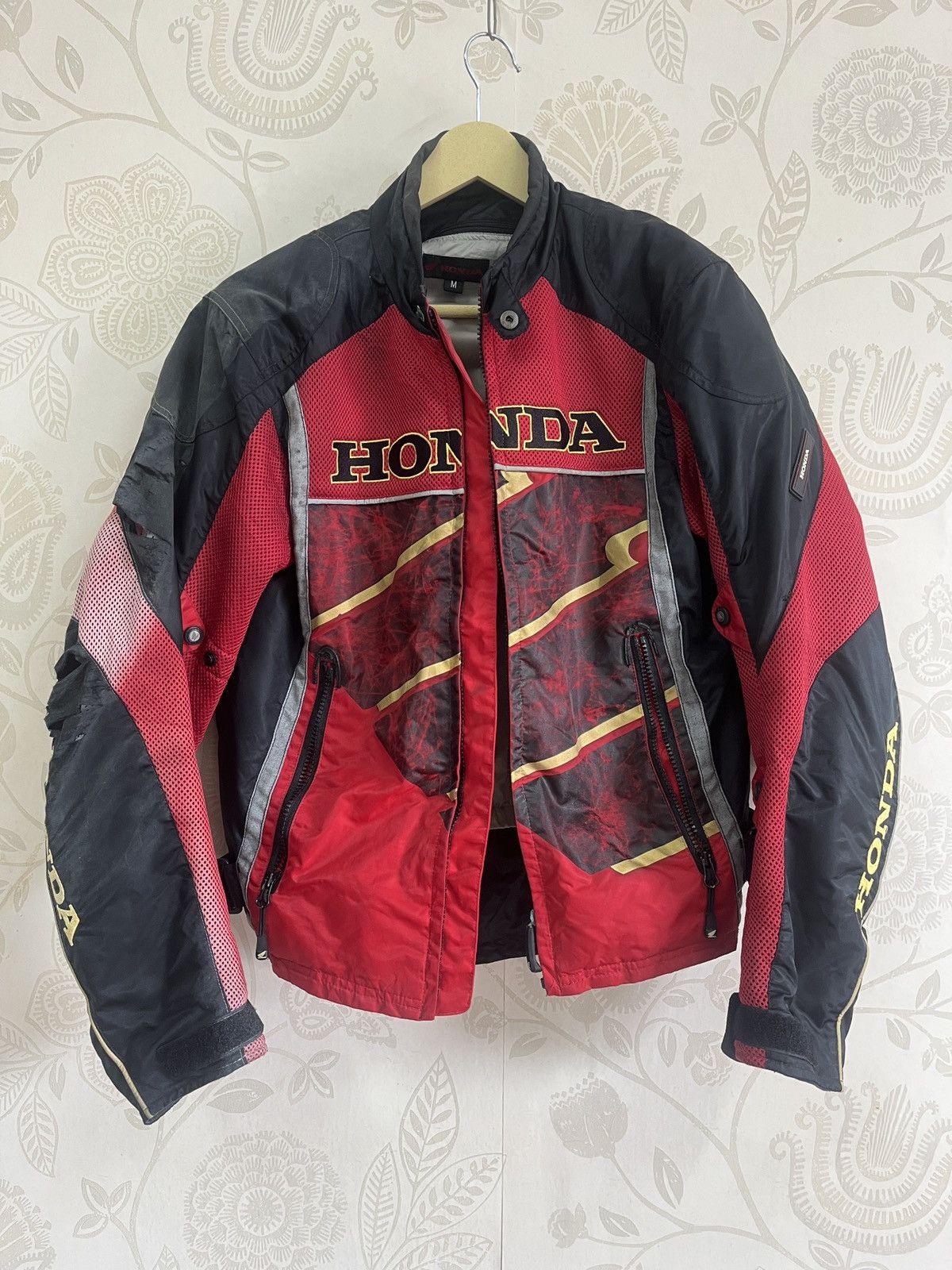 Vintage Honda Motor Sport Mesh Jacket Japan - 3