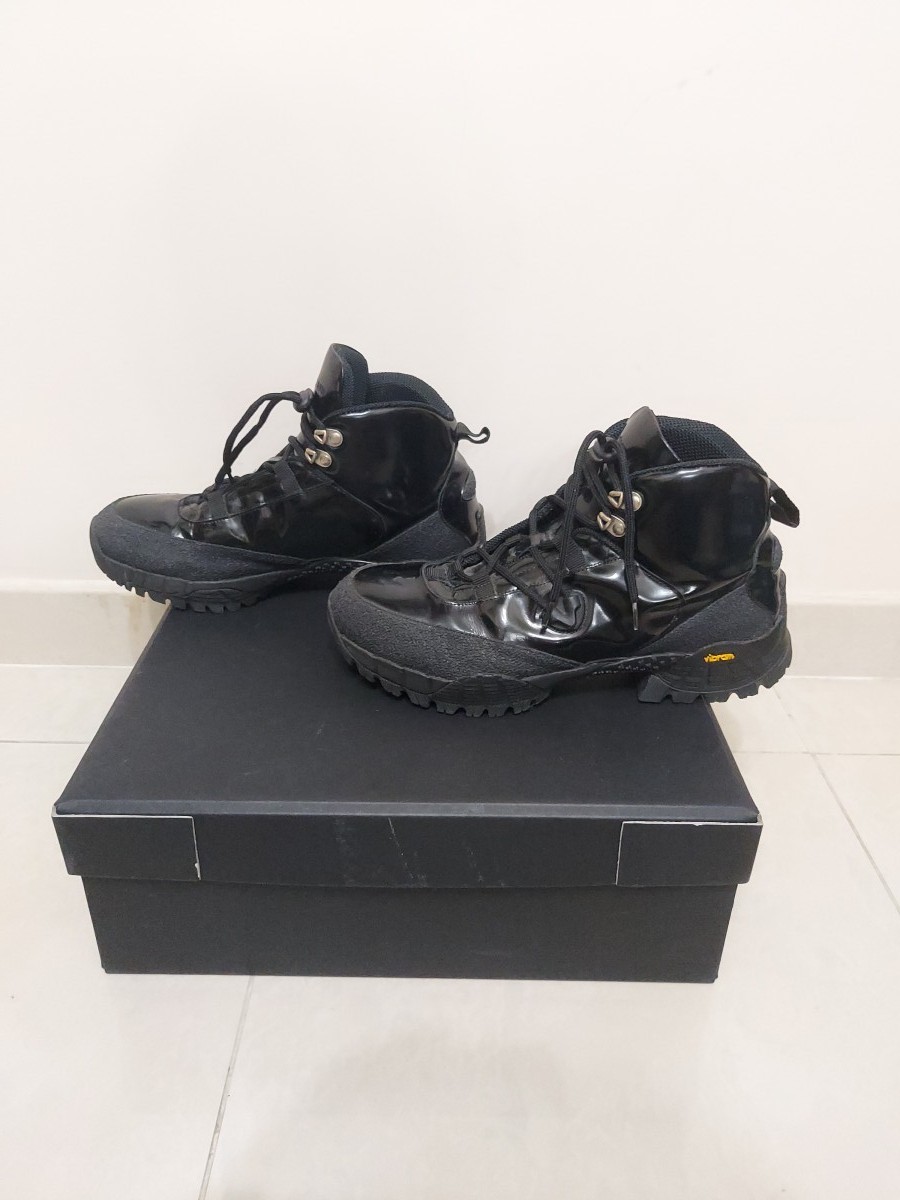 Patent Leather Vibram Hiking Boots - 4