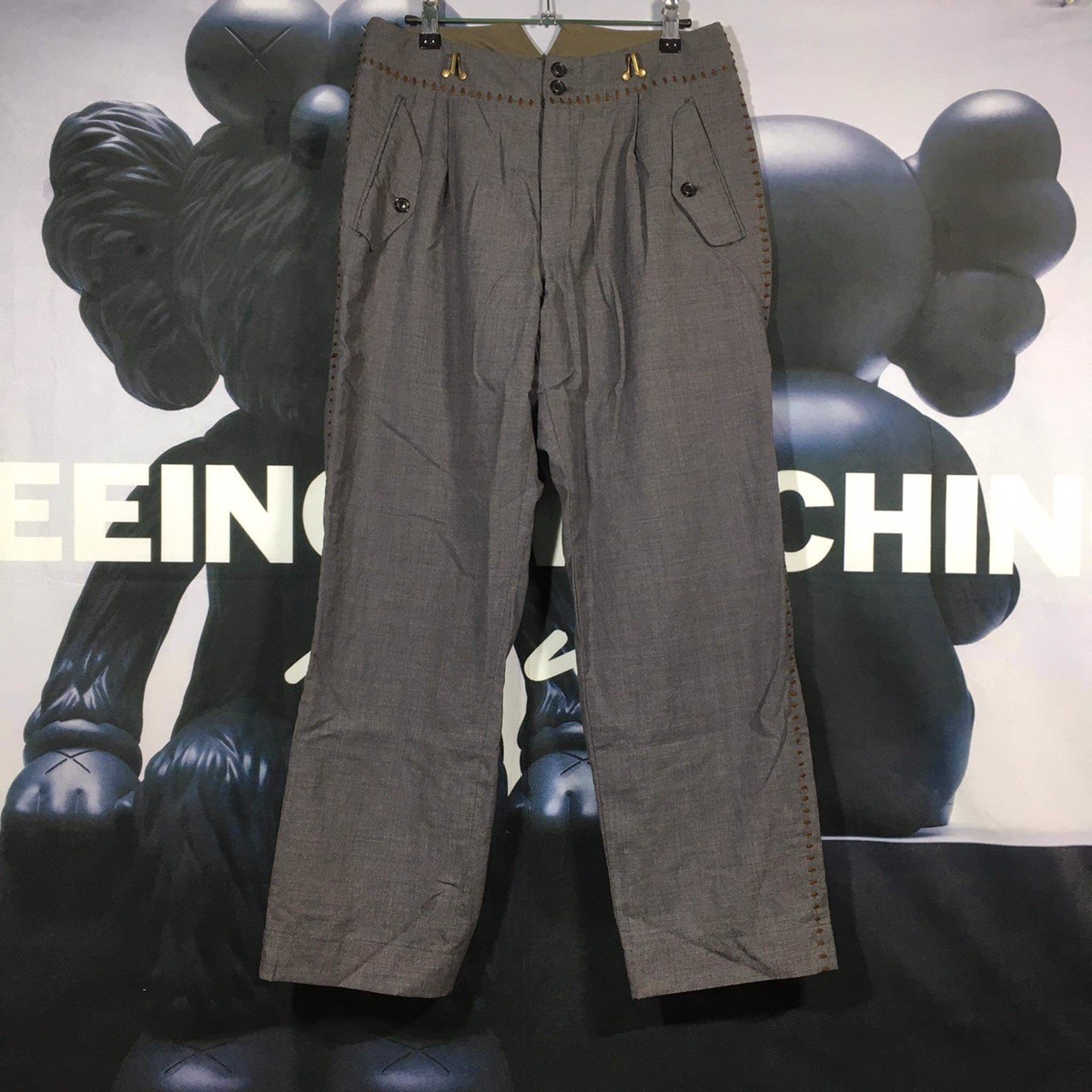 Stitched Heather Trousers - 2