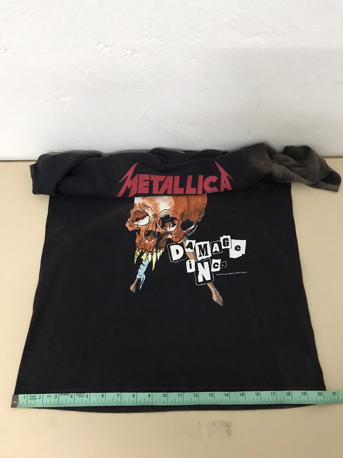 Vintage - Vintage Metallica Damage Inc. Pushead Sundfaded Tee - 12