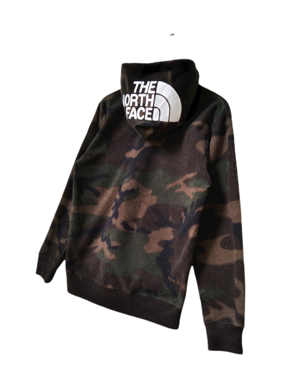 Stunning🔥The North Face Camo Embroided Logo Fleece Hoodie - 7