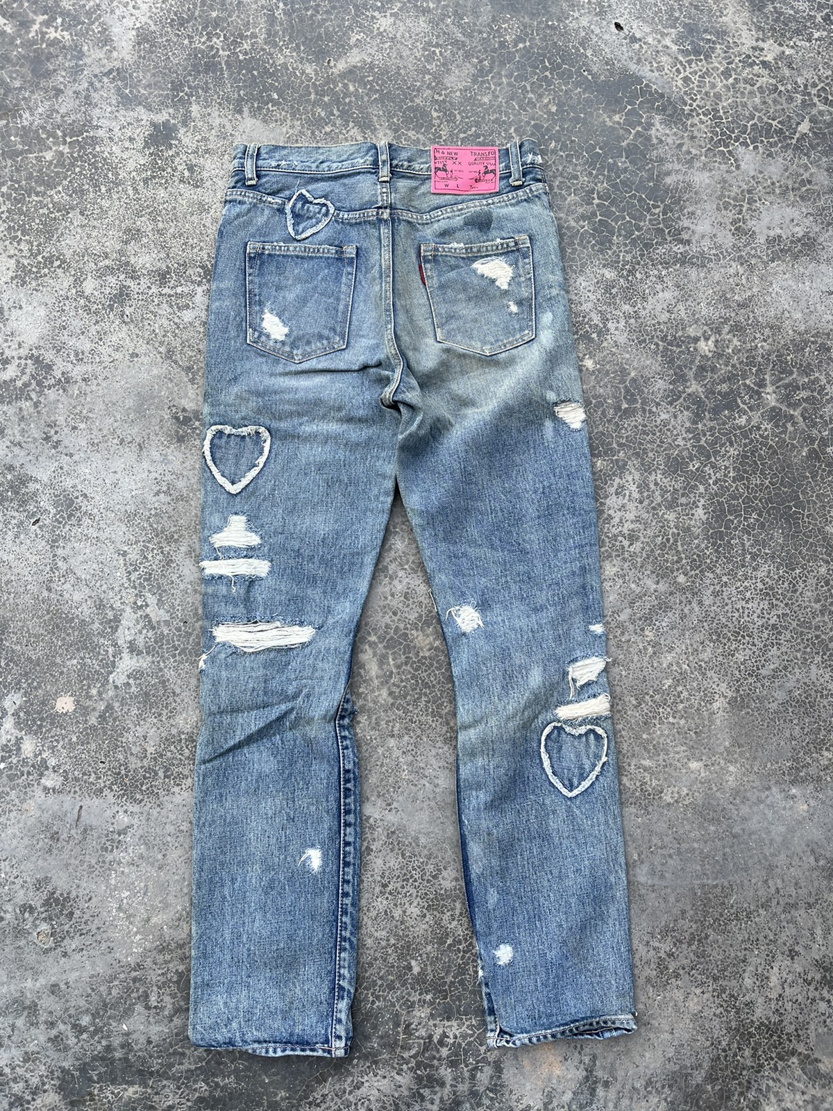 Distressed Denim - Usizex RNA awesome rugged grunge distressed denim - 3